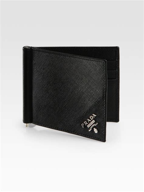 prada wallet mens malaysia|Prada wallet with money clip.